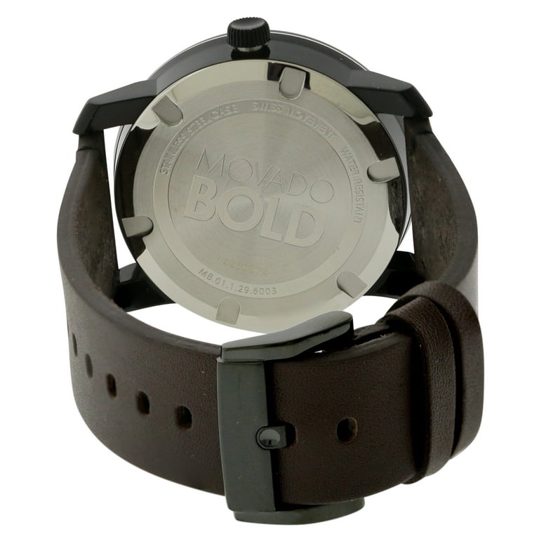 Movado Men s Bold Black Watch 3600443 Walmart