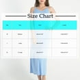 thumbnail image 3 of Sleeveless Nightgowns for Women Spaghetti Strap Sleepwear Sexy Sleep Dress Chemise Pajama Dress Light Blue L, 3 of 4