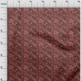 thumbnail image 3 of oneOone Cotton Flex Red Fabric Asian Tie & Dye Quilting Supplies Print Sewing Fabric By The Yard 40 Inch Wide, 3 of 4