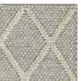 thumbnail image 2 of SAFAVIEH Natura Tracery Geometric Diamonds Wool Area Rug, Grey, 2' x 3', 2 of 5