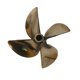 thumbnail image 5 of RC Boat 6717 4- Hélice 26cc 67mm OD para 6.35mm 1/4" Prop Shaft Boat, 5 of 8