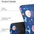 thumbnail image 4 of Yayeee Faucet Mat for Kitchen Sink 14.7" Diatomite Long Splash Guard Pad, Light Pink Jellyfish, 2 Pack, 4 of 7