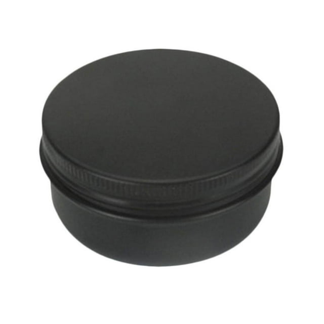 pitrice 5pcs Empty Aluminum Tin Jars Cosmetic Screw Lid Containers Lip Balm Cans 50ml