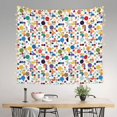 thumbnail image 2 of Pofeuu Colorful Spots Print Wall Tapestry Decoration Wall Hanging Tapestry 60 x 51 Inch, 2 of 6