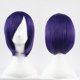 thumbnail image 1 of Pelucas con flequillo para mujer, peluca ondulada suelta, peluca de moda para chica, peluca natural corta y recta, flequillo inclinado, peluca recortada con bandas para el cabello en la cara., 1 of 2