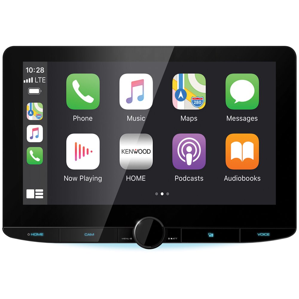KENWOOD DMX1037S 10.1Inch DoubleDIN InDash Digital Multimedia Receiver with Bluetooth, Apple