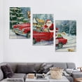 thumbnail image 4 of Ullo0ord Wall Art Prints One Piece 12x18 inch, Watercolor Painting Christmas Oil Painting on Canvas with Wood Frame, Modern Artwork for Home Office Hotel Bar Wall Decor, 4 of 4
