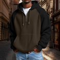 thumbnail image 2 of Knit Hooded Sweatshirt Casual Pullover Soft Comfortable Long Sleeve Zipper Jacket For Fall Winter Outdoor, 2 of 4