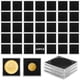 thumbnail image 1 of 40 estuches acrílicos para colección de monedas, estuches para monedas con bases de espuma ajustables, soportes universales para monedas, estuches protectores para monedas para coleccionistas, 1 of 6