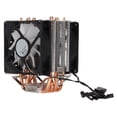 thumbnail image 4 of Ventilador de computadora de escritorio ventilador de CPU Operación silenciosa ampliamente compatible Flujo de aire preciso con luz RGB para LGA 1155 para LGA775 para ANGGREK Otros, 4 of 8