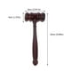 thumbnail image 2 of EeaseMX Martillo para subasta práctico, martillo de madera para juez, martillo de corte duradero, 1 Juego, 2 of 7