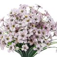 thumbnail image 2 of Flores Artificiales Ramo Falso Decoración Del Hogar Plantas De Simulación De Plástico Flores Para Patio Trasero Jardín Balcón 2 Uds Guardurnaity HA044091-01, 2 of 6