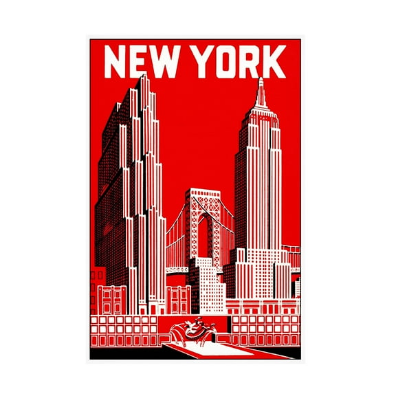 Trademark Fine Art 'Travel 41' Canvas Art by Vintage Lavoie