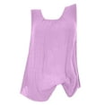thumbnail image 3 of ASFGIMUJ Ladies Linen Sleeveless Round Neck All Loose Type Solid Color Casual Vest Top H XL, 3 of 3