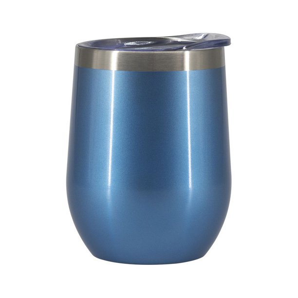 Copa de vino de 12 oz Taza de acero inoxidable Cerveza Cola Conservación en frío Taza Doble aislamiento