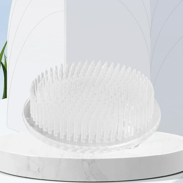 Redondo Ikebana Kenzan Flor Rana Ventosa Base Fija Decoración Floral (Blanco) Tmvgtek Libre de BPA