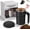 #A, variant on Electric Coffee Mug, 13oz Self Stirring Smart Mug with Temperature Display & Rechargeable Magnetic Stirring, Stainless Steel Automatic Mixing Cup for Coffee, Milk and Cocoa.