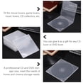 thumbnail image 2 of Miangastore 20Pcs Transparent Single CD DVD Case Boxes Slim Clear Storage Organizer, 2 of 9