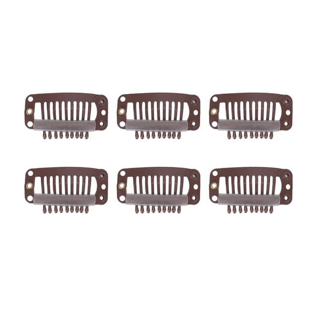 Clips d'Extension de Cheveux, 40 Pcs Clips de Perruque de Cheveux Clips d'Extension de Dents Clips de Perruque Fonctionnalités Améliorées