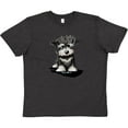 thumbnail image 3 of Inktastic Schnauzer Pup Youth T-Shirt, 3 of 5