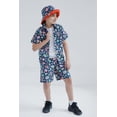 thumbnail image 2 of Set de ropa Bluey Bingo para niños pequeños, camisa, pantalones cortos, sombrero, 5T, 2 of 7