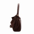 thumbnail image 3 of Genuine Leather Hobo Bag, Women's Suede Flap Underarm Shoulder Crossbody Purse, 3 of 8