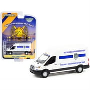 Greenlight 30261 2020 Ford Transit Van White Hostage - Crisis Negotiation Team West Palm Beach Police Department Florida Hobby Exclusive 1-64 Scale Diecast Model Car
