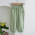 thumbnail image 2 of FDDMis Training Pants Big and Tall Work Pants Flare Yoga Pants with Pockets Kid Clothes Girls Clothes 3t Girls Size 10-12 Preppy Clothes 10-12, Green 7-8 Years, 2 of 4