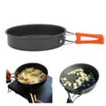 thumbnail image 2 of Frying Pan Non-stick Skillets Cookware Outdoor Cooking Pan with Storage Pouch, 2 of 12