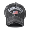 thumbnail image 2 of USA 250th Anniversary America Flag Baseball Cap Vintage Distressed 1776 2026 Patriotic Hat Unisex, 2 of 8