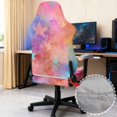 thumbnail image 4 of Xixirimido Gaming Chair Covers Stretch Removable Washable Computer Reclining Gaming Chair Protector Slipcovers with Armrest Covers, Colorful Tie-dye Stars, 4 of 8
