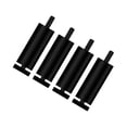 thumbnail image 2 of Patas de metal para muebles de 4 piezas, multiusos, fáciles de instalar, para sofá negro 10cm, 2 of 9