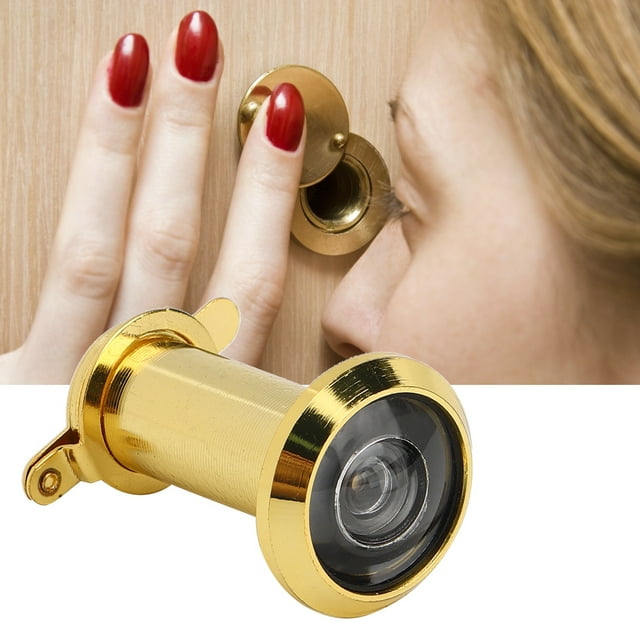 HOME SECURITY DOOR VIEWER WITH 220 DEGREE VIEWING ANGLE ANTI THEFT FOR WOOD FIBERGLASS METAL DOORS