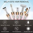 thumbnail image 3 of Afeitadora eléctrica para mujeres, máquina de taladro de pelo para mujeres, máquina de taladro de pelo seco húmedo para el brazo de pierna, cortadora de pelo inalámbrico recargable kaili Sencillez, 3 of 5