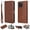 Brown, variant on For iPhone 16 Pro Max Case Detachable Wallet, PU Leather Flip Folio Cover with Credit Card Holder, Money Pocket, Magnetic Closure, Hand Strap, Car Mount Support, Full Body Protection,Blue