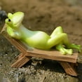 thumbnail image 2 of Lilixerw Miniature Cute Frog Figurines Plant Decorations for Pots,Funny Frog Garden Decor Outdoor Gifts for Flower,Yard,Lawn Ornament, 2 of 3