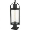 thumbnail image 3 of Roundhouse 1 Light Outdoor Pier Mounted Fixture Clear Seedy, 3 of 6