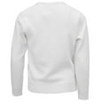 thumbnail image 3 of Cyndeelee Girls Long Sleeve Button Front Cotton Soft Knit Cardigan Sweater (White, 16), 3 of 5
