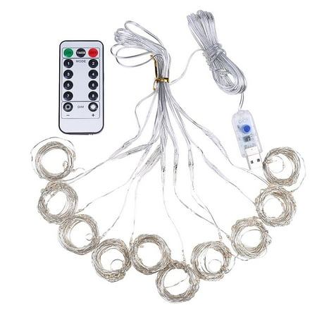 

FTjfrsbc 3x3m 300LED Curtain Lamp Copper Wire Fairy String Light Decor (Colorful)