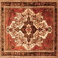 thumbnail image 1 of Ahgly Company Indoor Square Persian Orange Traditional Area Rugs, 4' Square, 1 of 1