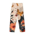 thumbnail image 3 of Lsque Butterfly Floral Elegance Print Men's Pajama Pants, Lounge Pant - Comfortable Home Wear,Elastic Waistband, Stylish Design-X-Large, 3 of 9