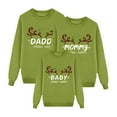 thumbnail image 2 of Yuncity Family Christmas Pajamas Dad Funny Prints Sweatshirts Long Sleeve Xmas Cute Pullover Kids Mama Dad Outfit Festival Party Homewear Nightwear Matching Xmas Pajama For Family, 2 of 6