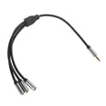 thumbnail image 2 of Cable divisor de audio 3 en 1 de 3,5 mm/0,1 pulgadas 1 cable estéreo macho a 3 hembra Alta compatibilidad3,5 mm/0,1 pulgadas 1 macho a 3 hembras 0,3 m/11,8 pulgadas, 2 of 8
