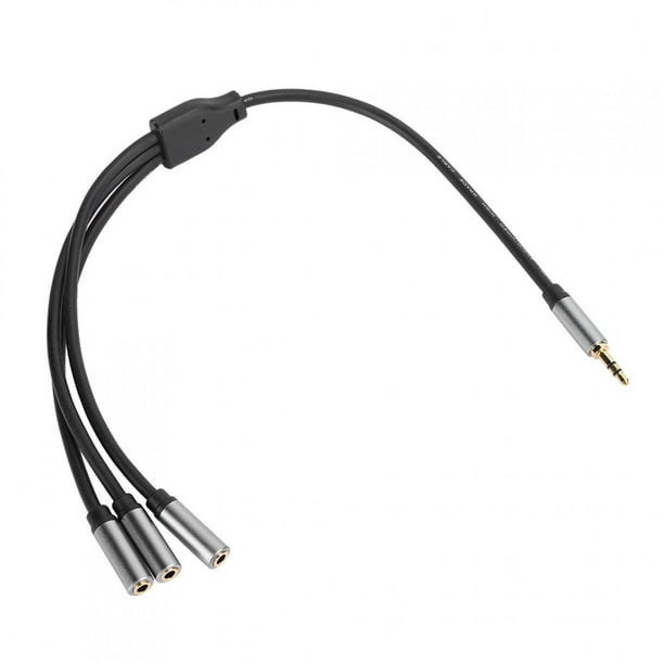 GC M0059: Cable De Audio, Conector Jack De 3,5 Mm A 2 RCA, 2 M En