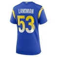 thumbnail image 3 of Women's Nike Nate Landman  Royal Los Angeles Rams Team Game Jersey, 3 of 6