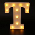 thumbnail image 1 of Decorative Letters Alphabet Letter LED Lights Luminous Number Lamp Decoration Battery Night Light Party Baby Bedroom Decoration, 1 of 5