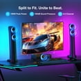 thumbnail image 4 of ULTIMEA 5.0ch Sound Bar para Smart TV, Barra de Sonido para PC con Luz RGB, Barra de Sonido Desmontable para TV con Control por Aplicación, Potencia Máxima de 180W, Bluetooth 5.3 TV Sound Bar, HDMI-A, 4 of 10