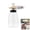 White, variant on Pressure Washer Foam Cannon for Car Wash, Adjustable Snow Foam Lance Transparent Body, Professional Car Foams Blaster with 1/4 Inch Quick Connector