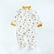 jovati Automne Bébé Enfants Double Fermeture Éclair Vêtements Pyjamas de Couchage Rompers Salopettes Nouveau-Né – image 2 sur 9