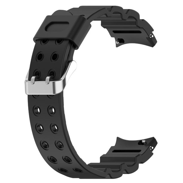 Band Watch Correa de reloj de silicona engrosada para Galaxy Watch 6 Black